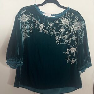 Women’s Velvet Sundance Top